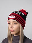 Шапка MITCHELL NESS арт. EU116-ONFILED-CHIB-BLK Chicago Bulls NBA  (black)
